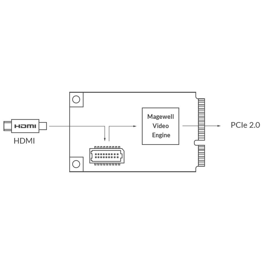 Magewell【Pro Capture Mini HDMI】1 チャンネル HD キャプチャカード メイジウェル 正規品（返品不可）_4