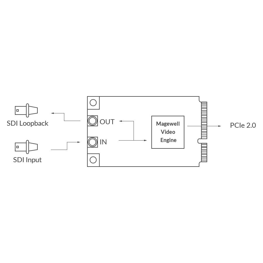 Magewell【Pro Capture Mini SDI】1 チャンネル HD キャプチャカード メイジウェル 正規品（返品不可）_4