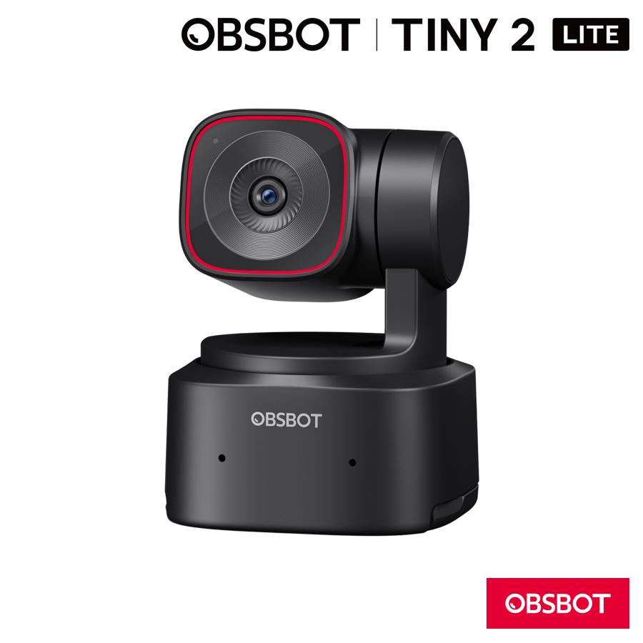 OBSBOT AI Webカメラ OBSBOT 【OBSBOT Tiny 2 Lite】AIパワード 4K PTZ ウェブカメラ ゲーム