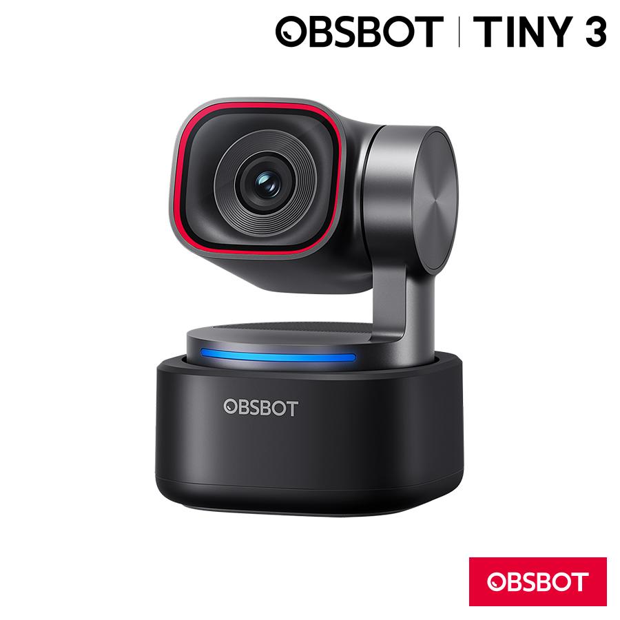 OBSBOT 【OBSBOT Tiny 3】AI搭載 PTZ 4K 空間オーディオ ウェブカメラ