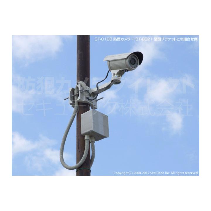 ポール取付金具 特注万能29穴（屋外対応・挟込：直径65〜130mm用） CT