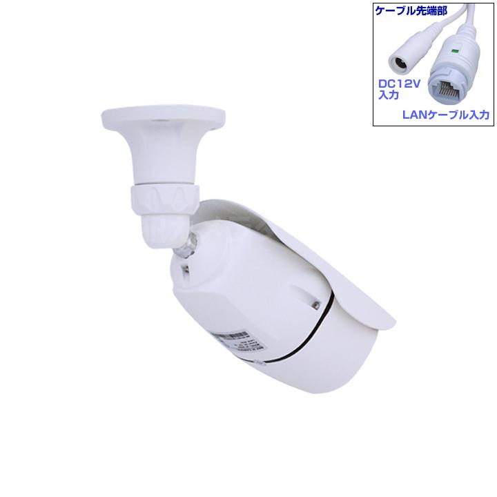 防犯カメラ 監視カメラ 500万画素 ONVIF 暗視 Poe受電