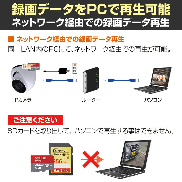 防犯カメラ　監視カメラ 500万画素 Poe対応 防雨 赤外線暗視 電動ズーム IPカメラ （f=2.8〜12mm）/ CT-NPC350｜bc-direct｜17