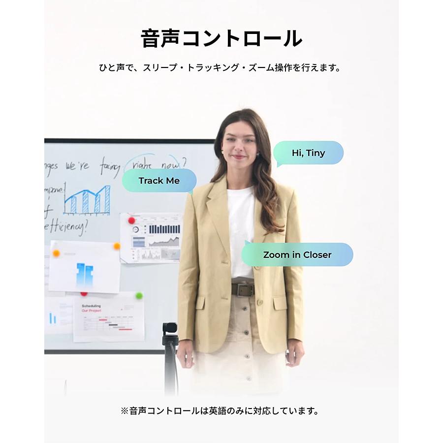 【OBSBOT Tiny 3 Lite】AI搭載 PTZ 4K 空間オーディオ ウェブカメラ ゲームライブ配信 オンライン会議 プレゼンに（返品不可） | OBSBOT | 06