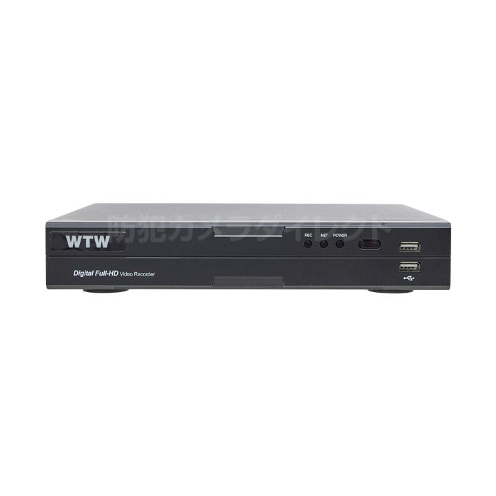 防犯カメラ 監視カメラ 400万画素対応 EX-SDI/HD-SDI 4ch対応 デジタルビデオレコーダー （代引不可・返品不可）/ WTW-DEHP704Y2の画像