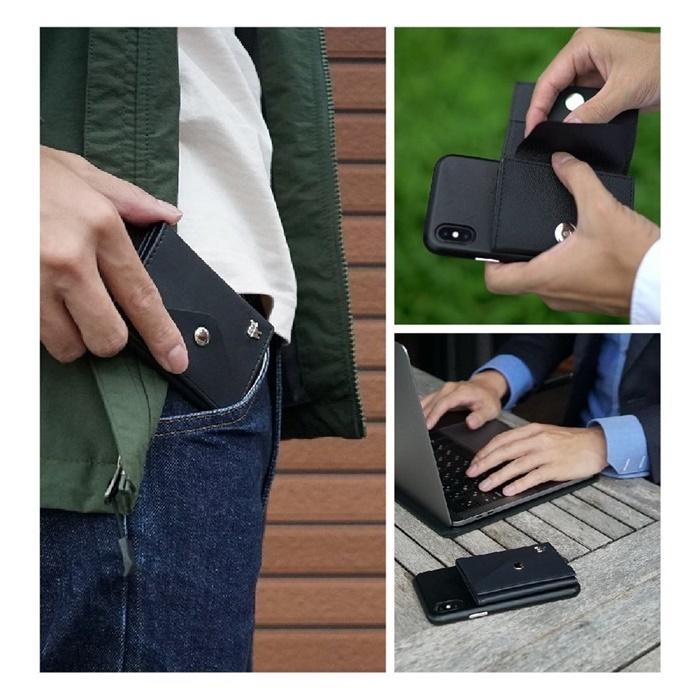 andW 牛皮レザー ブラック 財布 小さい メンズ 三つ折り コンパクト キャッシュレス スマホ ミニマム財布｜bc-nextlife｜11