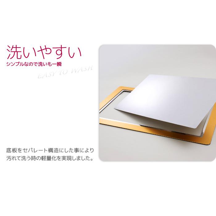 犬 トイレ 大型犬 スーパーワイド ステンレス トイレトレー Ours