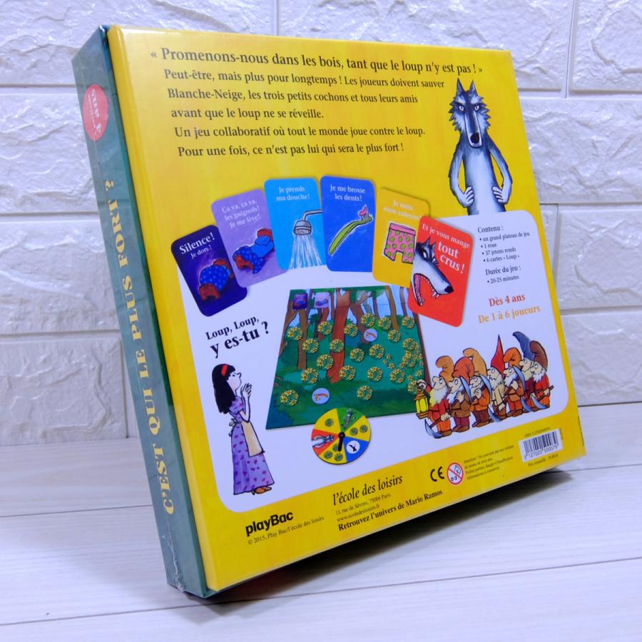 EDL C'est Qui Le Plus Fort? – Kooperatives Brettspiel Für Kinder, Wolf & Märchenfiguren