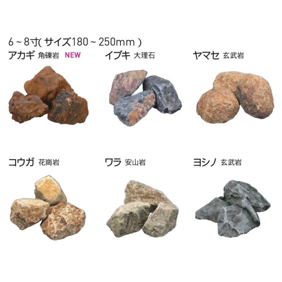 ワズロック アカギ(角礫岩) 3〜5寸 6〜8寸 自然石 ユニソン 静岡県西部限定 10％OFF 材料、資材 