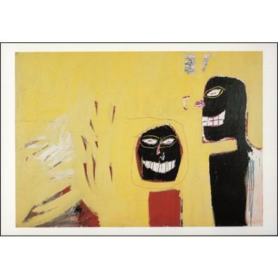 ポストカード アート ジャン ミシェル バスキア Jean Michel Basquiat 黄色 Subjects 19 Training Art 135 1 l Pictorial Network 通販 Yahoo ショッピング