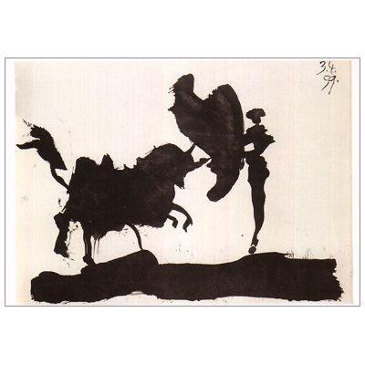 ポストカード アート パブロ ピカソ Pablo Picasso 闘牛と闘牛士 1959 Training Art 627 l Pictorial Network 通販 Yahoo ショッピング