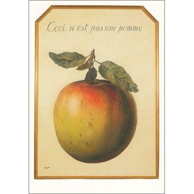 ポストカード アート ルネ マグリット Rene Magritte これは林檎ではない Training Art 665 l Pictorial Network 通販 Yahoo ショッピング