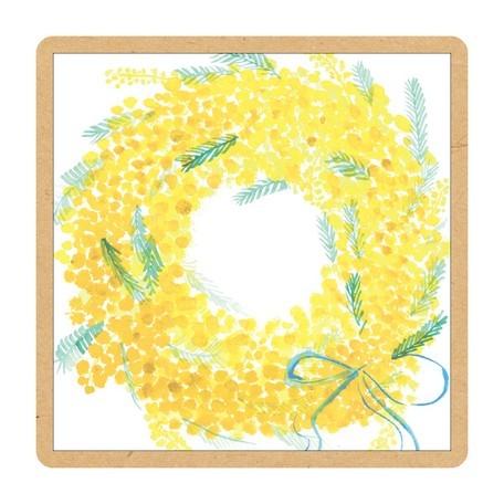 雑貨 メモ付箋 ふせん イノウエエリコ トレペ付箋 ミモザリース Mimosa Wreath Berry Fmー7959 Fusen 364 l Pictorial Network 通販 Yahoo ショッピング