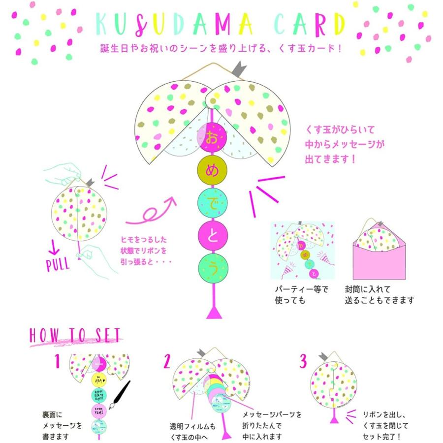 グリーティングカード 多目的 バースデー くす玉カード おめでとう Gl G All 438 l Pictorial Network 通販 Yahoo ショッピング