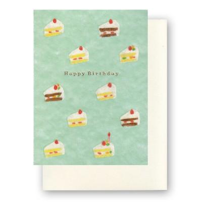 グリーティングカード バースデー パターン ショートケーキ Ryuryu G 396 l Pictorial Network 通販 Yahoo ショッピング