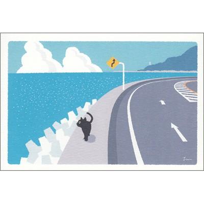 ポストカード イラスト たびねこ 海からの風 Act C Pf 243s Ill 1501 l Pictorial Network 通販 Yahoo ショッピング