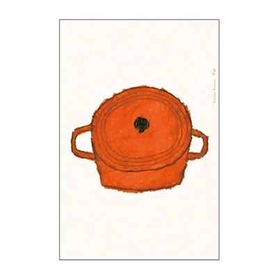 ポストカード イラスト 米津祐介 赤いお鍋 Gl Ill 1668 l Pictorial Network 通販 Yahoo ショッピング