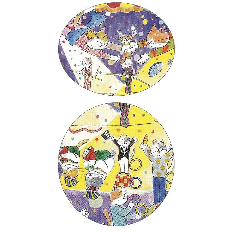 超美品 ポストカード イラスト 四季ねこねこ 7月 文月 流し素麺 Snpc15 Shipsctc Org