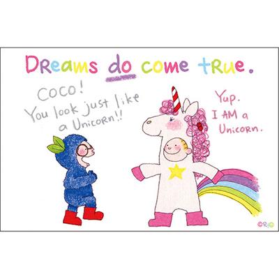 ポストカード イラスト Coco ココちゃん ユニコーン Gl Ill 1846 l Pictorial Network 通販 Yahoo ショッピング