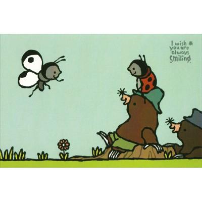 ポストカード イラスト 在庫限り 武内 祐人 モグラと虫たち Ill 3 l Pictorial Network 通販 Yahoo ショッピング