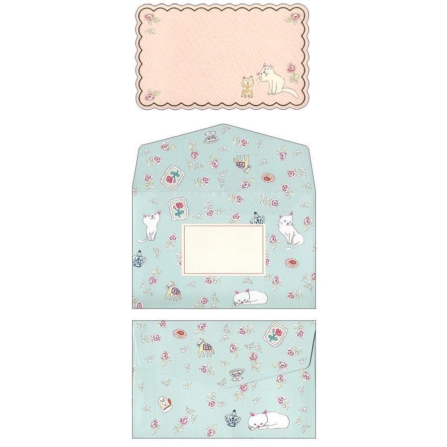 雑貨 メッセージカード 封筒付き Harupei 白猫 Berry Meishi 343 l Pictorial Network 通販 Yahoo ショッピング