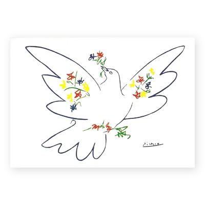 ポストカード アート パブロ ピカソ Pablo Picasso The Dove Of Festival Of Youth 線画 Training Pp 025 1 l Pictorial Network 通販 Yahoo ショッピング