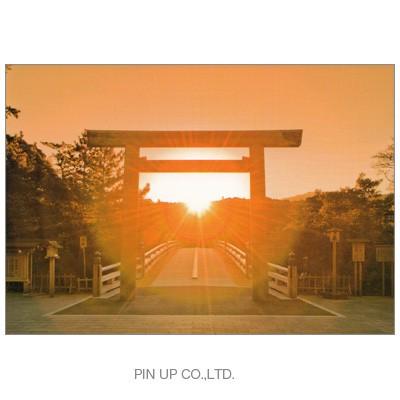 ポストカード 風景 伊勢神宮 夕日 鳥居 Pin Nn104 Scene 505 l Pictorial Network 通販 Yahoo ショッピング
