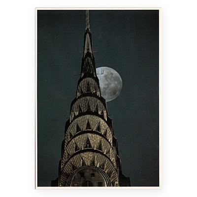 ポストカード 風景 月とクライスラー ビルディング アメリカ ニューヨーク Paper C 5610 Scene 762 l Pictorial Network 通販 Yahoo ショッピング