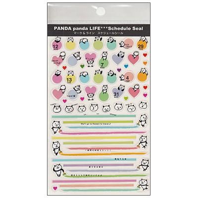 雑貨 シール パンダ スケジュールシール マーク ライン Pbook Tm96 Seal 572 l Pictorial Network 通販 Yahoo ショッピング