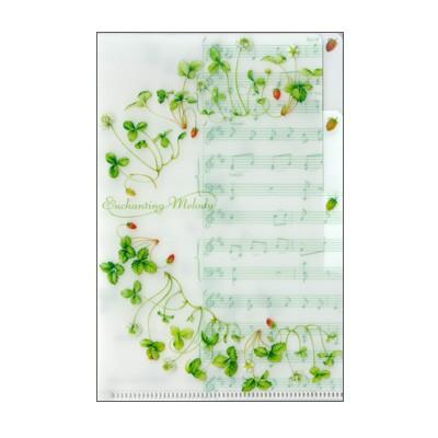 雑貨 クリアファイル 3ポケットa6サイズ ミュージックイチゴ F Zakka 301 l Pictorial Network 通販 Yahoo ショッピング