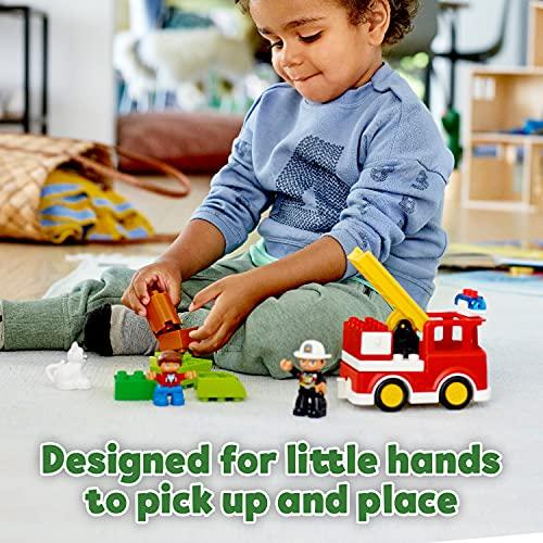 レゴ(leg0) デュプロ 光る! 鳴る! 消防車 10901 知育玩具 ブロック おもちゃ 男の子 車 デュプロ 光る 鳴る