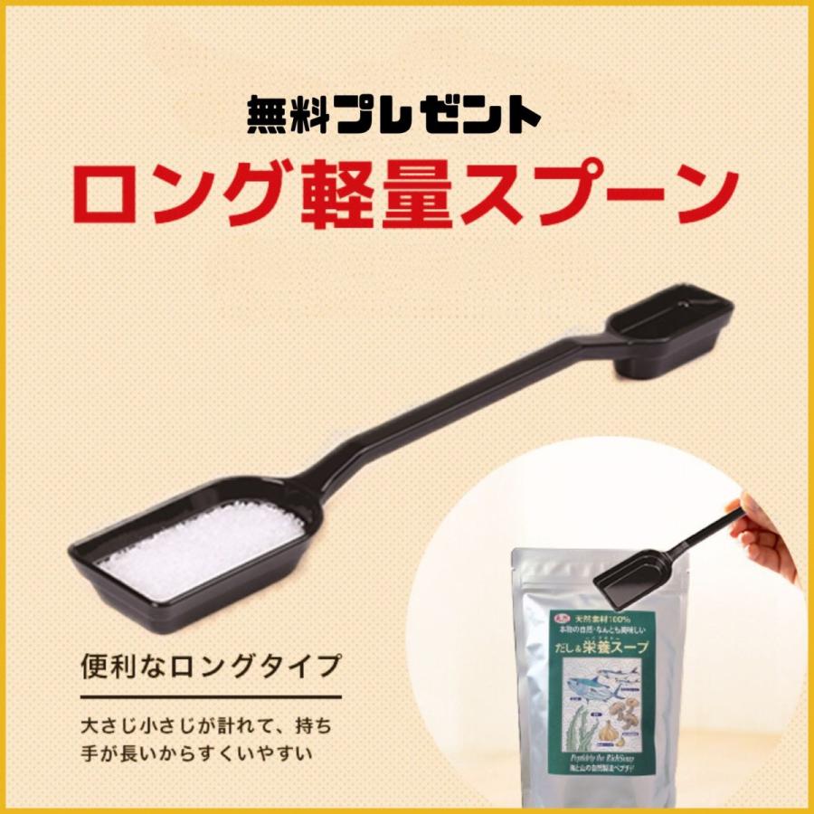 無添加 だし＆栄養スープ ペプチドスープ 500g 出汁 軽量スプーン付き