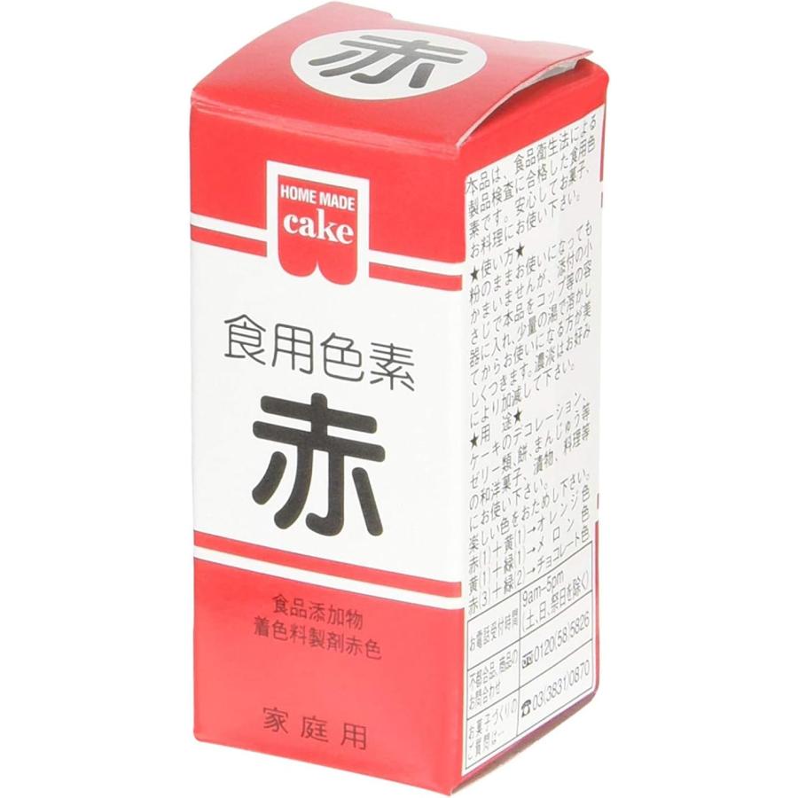 ホームメイド 食用色素 5色セット 黒・赤・緑・黄・青 お菓子作り アイシング キャラ弁 ゼリー 和菓子に最適 |  | 01