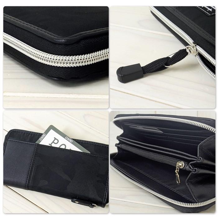 ラウンドファスナー サイフ 財布 W Lt ウォルト 軽量 軽い 高密度 ナイロン 長財布 カード カード入れ たくさん入る 仕分け 迷彩 黒 ブラック レディース メンズ 1104e lover Yahoo ショッピング店 通販 Yahoo ショッピング