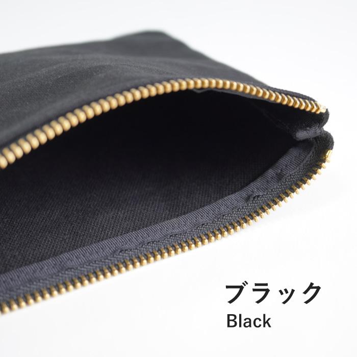 BRILLIANT COLORS 帆布 メンズ ポーチ 大きめ 日本製 キャンバス
