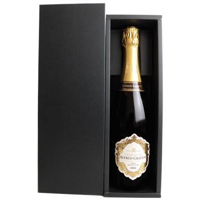 シャンパン・ワイン兼用化粧箱 ワインボックス 1本用 （K-938