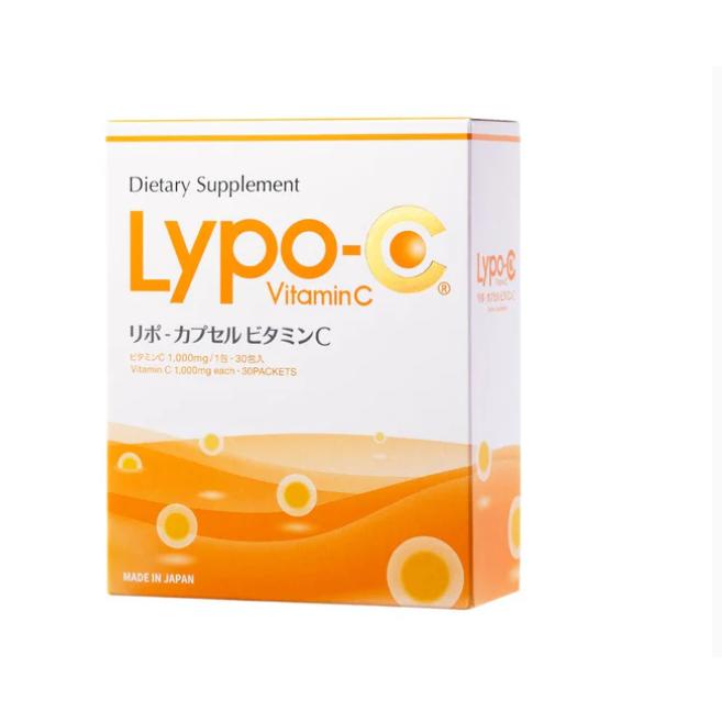 リポシーリポC リポカプセルビタミンC リポソームビタミンC 4箱分120包 LypoーC ビタミンD ビタミンC Lypo-C 公式 リポカプセルビタミン