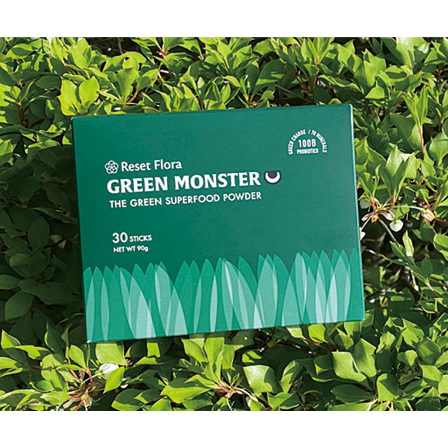 グリーンモンスター 生搾り青汁 30包 2個セット(60包) 機能性 乳酸菌