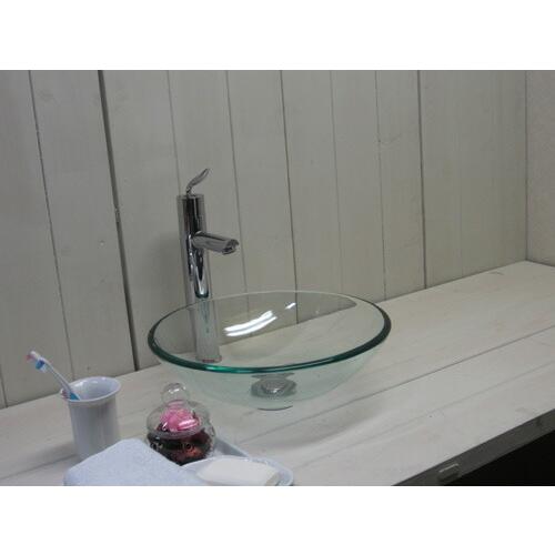 洗面ボウル ガラス オンカウンター 置き型 ベッセル ラウンド 丸