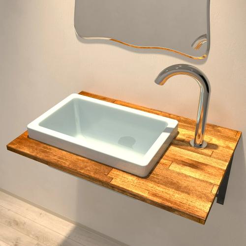 洗面台 コンパクト 洗面ボウル センサー自動水栓 セット 埋め込み型