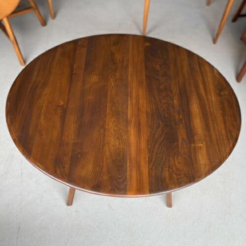 VINTAGE アーコール Ercol 丸い ダイニングテーブル リビング