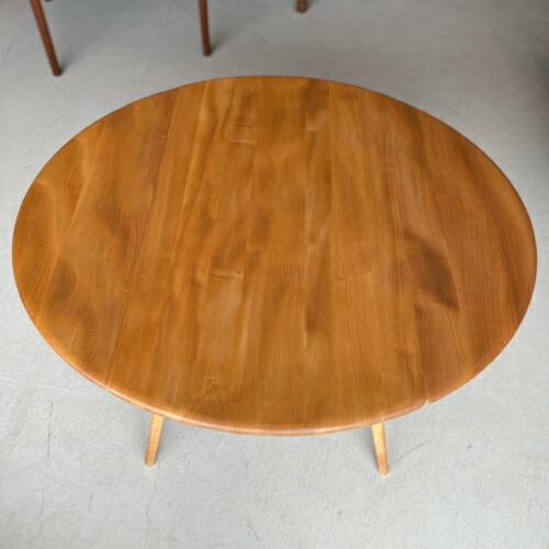 VINTAGE アーコール Ercol 丸い ダイニングテーブル コンパクト