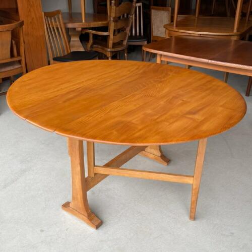 イギリス製ビンテージ　アーコールErcol ダイニングラウンドテーブル円卓 VINTAGE アーコール Ercol 丸い ダイニングテーブル イギリス製