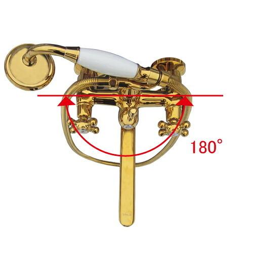 金色のシャワーヘッド バスルーム用　水栓金具 ゴールド　浴室　水道 シャワー蛇口セットバスルームシャワー蛇口金ゴールド大きな