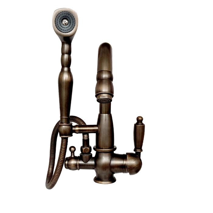 蛇口 レバーハンドル リフォーム シャワーヘッド付き 混合水栓