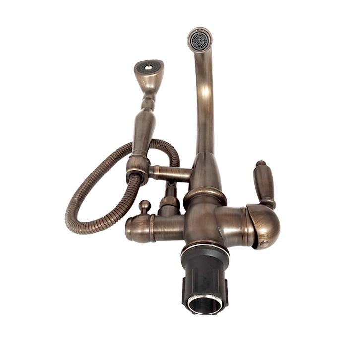 蛇口 レバーハンドル リフォーム シャワーヘッド付き 混合水栓