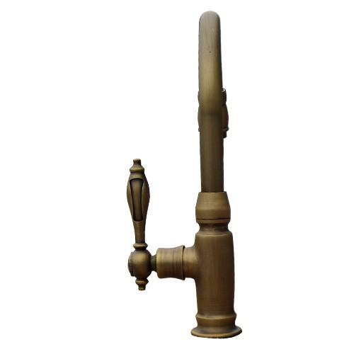 洗面 水栓 蛇口 交換 水栓金具 単水栓 レバーハンドル グースネック