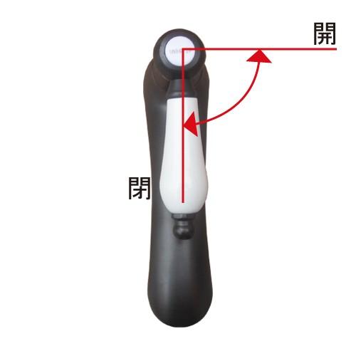 洗面 水栓 蛇口 交換 水栓金具 単水栓 レバーハンドル 陶器 ブラック