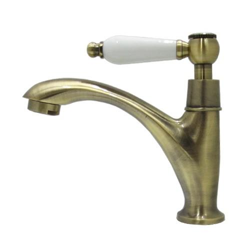 24時間限定 洗面 水栓 蛇口 交換 水栓金具 単水栓 レバーハンドル 陶器 アンティークゴールド 古金 奥行15 吐水口高9cm Ink ht Ink ht ビーキューブyahoo ショッピング店 通販 Yahoo ショッピング オープニング大放出セール Mercurytechnologies