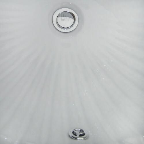 洗面ボウル おしゃれ 貝殻 シェル 白 ホワイト リフォーム 陶器